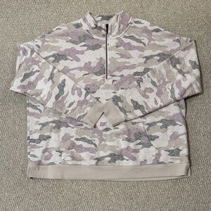 Old Navy Women’s Half-Zip Camouflage Pullover